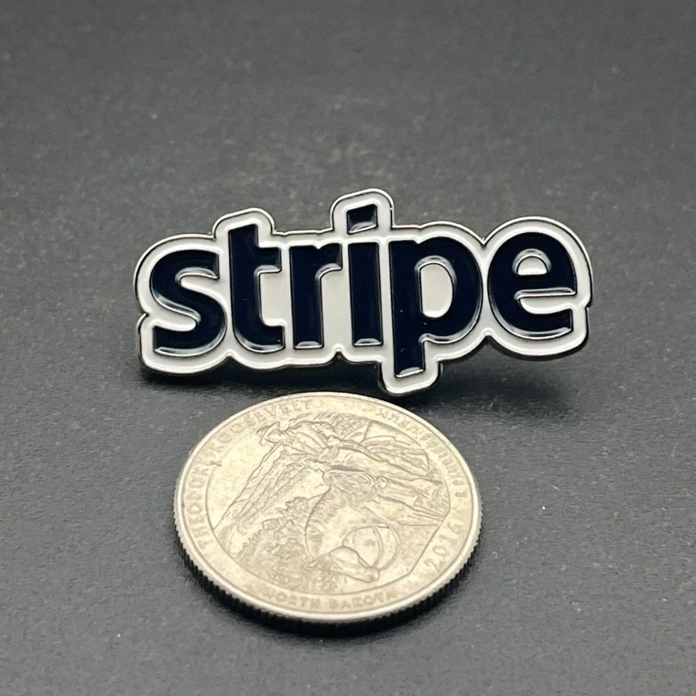 Stripe Payment Processing‎ Company Credit Cards Lapel Hat Pin